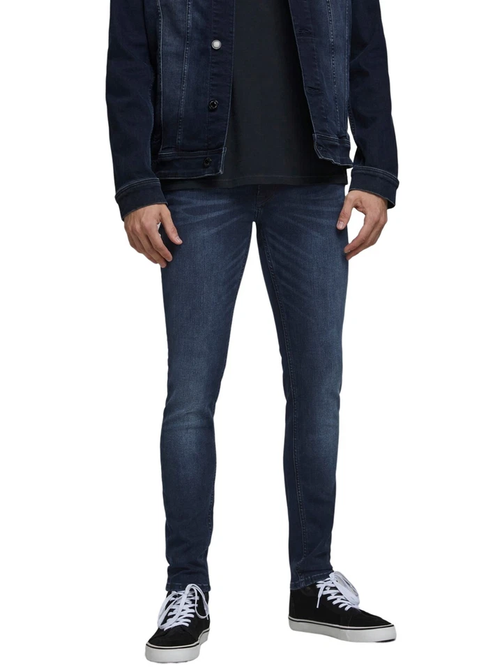JACK&JONES Vaqueros Hombre Jiliam Jjoriginal AGI Ajustado - Azul Denim - Imagen 1 de 1
