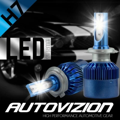 AUTOVIZION LED HID Headlight kit H7 White for Mercedes-Benz C63 AMG 2008-2016 - Image 1 of 4