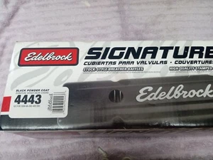 Edelbrock Engine Valve Cover Set-VIN: L Edelbrock 4443 - Picture 1 of 3