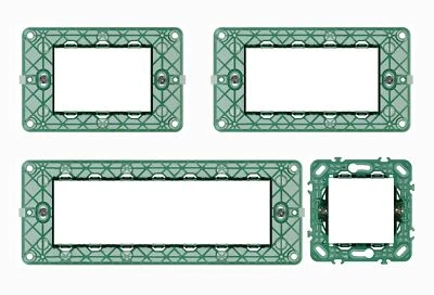 TOT ELECTRIC Supporto 2 3 4 7 posti compatibile vimar plana