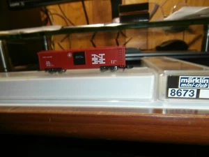 MARKLIN MINI-CLUB Z-SCALE #86723 50' BOXCAR-NEW HAVEN - Picture 1 of 5
