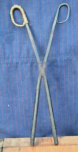 Antique hand forged Hair Curler - heated with kerosene lamp - amazing box hinge - Picture 1 of 7