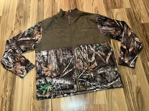 Habit Men's Capetree Valley Jacket Sweater Fleece Full Zip REALTREE CAMO SIZE XL - Picture 1 of 6