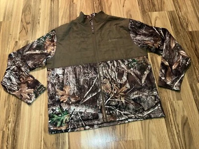 Habit Men's Capetree Valley Jacket Sweater Fleece Full Zip REALTREE CAMO SIZE XL - Image 1 of 4