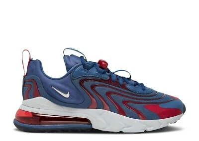 Nike Air Max 270 React USA Red Blue Silver Running Shoes CT1281-400 Men Size 7.5 - Image 1 of 4