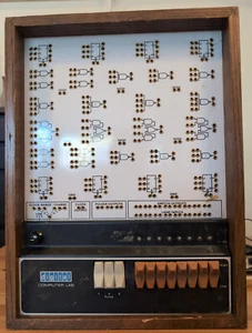 Vintage 1968 Rare DEC Digital Equipment Corporation Computer Lab H-500 w/ book - Photo 1/11