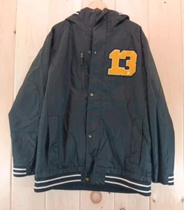 Burton Mongrel Black Hooded Winter Jacket Men's L Dryside Durashell - Picture 1 of 10