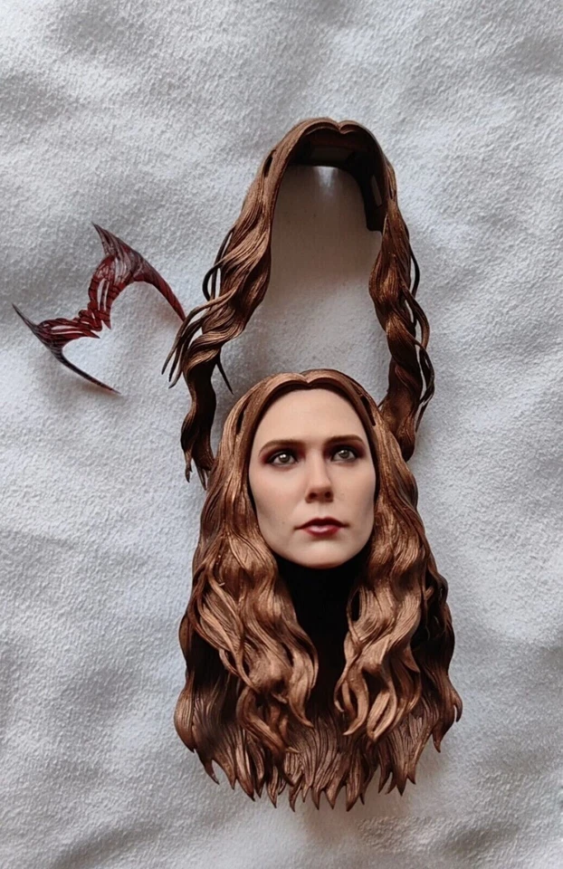 Hot Toys 1/6 奇异博士 2 MoM MMS643 猩红女巫万达头像雕塑 美国卖家 — 第 1/1 张图片