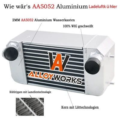 Ladeluftkühler Für 300TDi Land Rover 1989-01 Discovery 1 /Defender 2.5 TDi 115mm - Bild 1 von 4