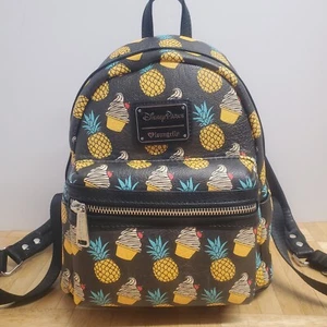 RARE Exclusive Loungefly x Disney Parks Pineapple Swirl Mini Backpack - Picture 1 of 16