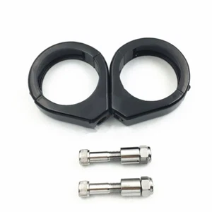 Universal 41mm Motorcycle Turn Signal Mount Bracket Fork Relocation Clamps ATV - Picture 1 of 5