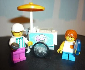 Carro de helados y minifigura para niños LEGO City Fun Fair totalmente nuevo - Imagen 1 de 2