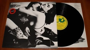 SCORPIONS LOVE AT FIRST STING LP *RARE* GREEK VINYL 1984 w/ SP STICKER Like New! - Picture 1 of 3