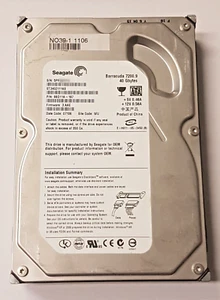 40 GB SATA Seagate barracuda 7200.9 ST3402111AS 2MB HDD 3.5 " Internal Hard - Picture 1 of 1