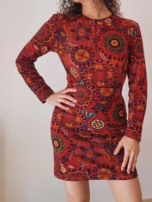 Missoni Sport vintage 80s 90s ensemble light spring summer dress body skirt L - Immagine 1 di 4