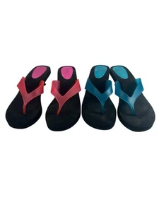 Sandalias de tacón Jantzen Kitten talla 9 lote de 2 rosa y azul - Imagen 1 de 13