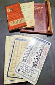 Maschinisten Referenz Lot - Trig Tables - Lufkin Katalog - Dezimaläquivalente - Bild 1 von 7
