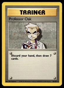 Professor Oak 088/102 Pokemon Base Set Unlimited Non Holo (MP) - Picture 1 of 2
