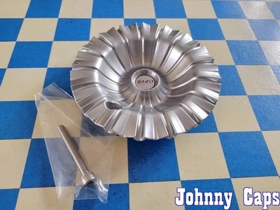 Ruedas BAZO # BAZO-34. Tapa central de rueda personalizada PLATEADA con perno [92] (cantidad. 1) Foto 1 de 4