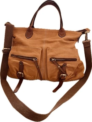 Sundance коричневый кожаный сумочка Дамская сумка через плечо сумка сделано в Италии - Изображение 1 из 4