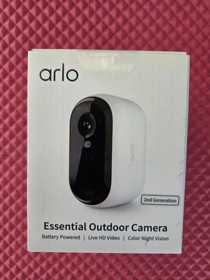 NEW ARLO Essential Outdoor Camera 2nd Gen w/ Color Night Vision 130° FOV, VMC20 - Image 1 of 4