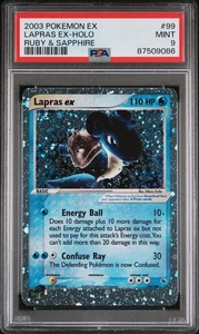 Lapras Ex-Holo #99 2003 Pokemon Ex Ruby & Sapphire PSA 9 Ruby & Sapphire - Picture 1 of 2