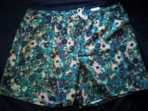 George Above The Knee Swim Trunks With Front And Back Pockets New With Tags 3x - Picture 1 of 2