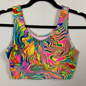 Soutien gorge de sport micro scoop chromatique Brittany Allen taille S - Photo 1/5