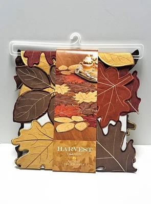 Harvest Season Cut-Out Autumn Leaves Table Runner - Image 1 of 4