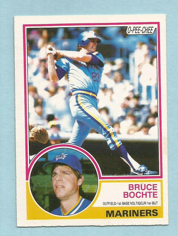 1983 OPC O-Pee-Chee Baseball Bruce Bochte #28 Seattle Mariners NM/MT - Image 1 of 1