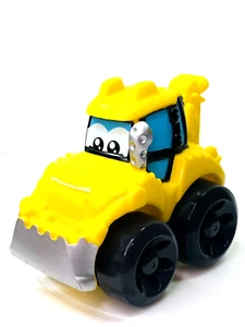 Tonka Chuck & Friends gelber Bulldozer Bagger 4" Gummifahrzeug Hasbro 2011 - Bild 1 von 8