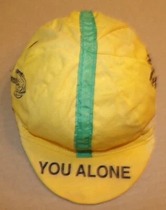 RARO VERO R.E.M. VINTAGE CAPPELLO GIALLO TOUR DEL LAVORO 1987 - MADE IN ITALY - Foto 1 di 16