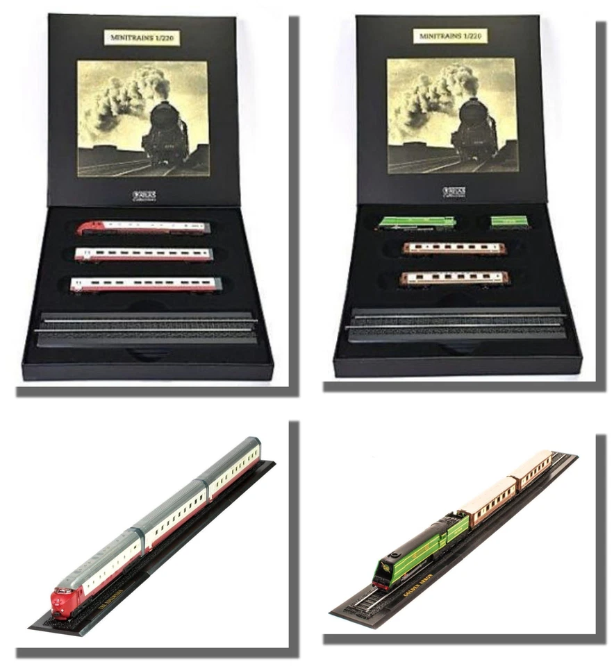 Tee Edelweiss + Golden Arrow, 2 Great Trains Set  Z guage 1/220 scale Brand New - Image 1 of 1