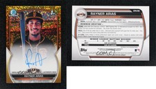 2023 Bowman Chrome Prospect Gold Mini-Diamond Refractor /50 Rayner Arias Auto