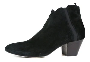 Aquatalia By Marvin K. Z65107* Fabulous Suede Boot Black Women Size 6.5 B - Picture 1 of 11