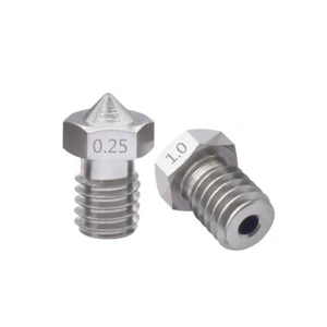 5x Boquilla de acero inoxidable E3D - Filamento 1,75 - 0,2/0,3/0,4/0,5/0,6/0,8/1,0 mm - Imagen 1 de 1