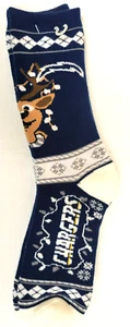 NFL Los Angeles Chargers Ugly Sweater Socks, New (REINDEER) - Picture 1 of 1