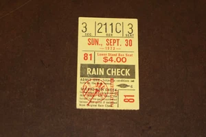 1973 NEW YORK YANKEES LAST GAME PLAYED AT ORIGINAL YANKEE STADIUM TICKET STUB - Picture 1 of 2