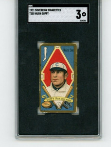 1911 T205 Hugh Duffy  Chicago White Sox SGC 3 SOVEREIGN CIGARETTES  HOF!!