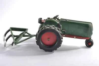 Tractor & Plow Hand Made Wooden Folk Art by Kenneth Lee Myers dated 1996 - Image 1 of 3