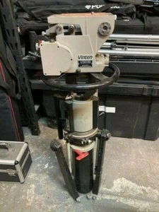 Vinten Portaped Pedestal with 3076 Vinten head and 3071 Dolly - Picture 1 of 5
