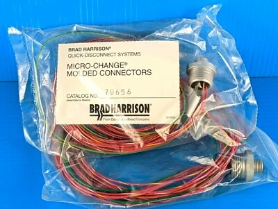 NUEVO Conector Molex Woodhead 70656 Mini 5 Pines SS7, 250V, 4 Amperios, Lote de 2 Foto 1 de 4