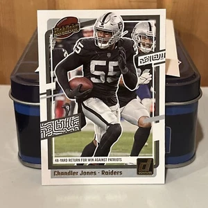 2023 Donruss Highlights #H-CJ Chandler Jones Las Vegas Raiders Football Card 1D - Picture 1 of 2