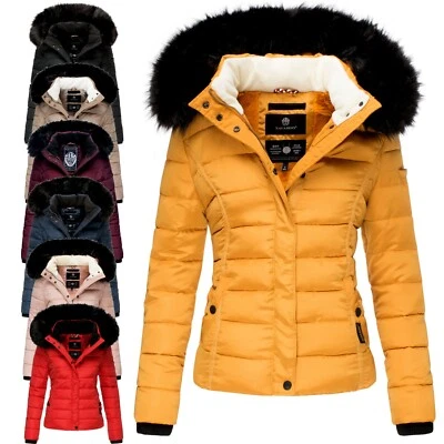 Navahoo MIAMOR Damen Winter Stepp Jacke Parka Mantel Winterjacke warm gefüttert - Bild 1 von 4