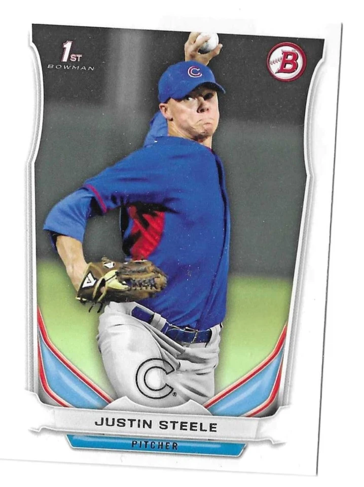 2014 Bowman Draft Picks & Prospects Justin Steele #DP120 - Image 1 of 1