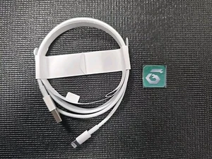Câble Apple Lightning vers USB 1M (3 pieds) OEM pour iPhone X, 12, 13, 14 livraison gratuite - Photo 1 sur 3