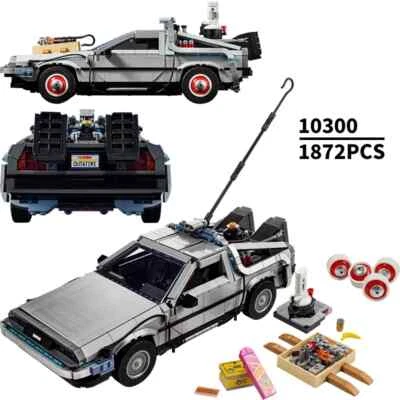 NEW Back to the Future Time Machine Compatible 10300 Building Blocks Technical - Image 1 of 3