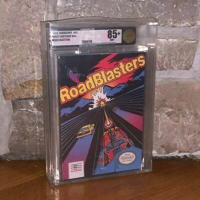 New NES Roadblasters Factory Sealed H-Seam VGA Graded 85+ Gold NM+ Nintendo Game - Image 1 of 4