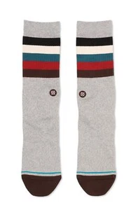 Stance lässige mittelgestreifte Crew-Socken für Herren - grau/mehrfarbig - MD ESF17065 - Bild 1 von 2