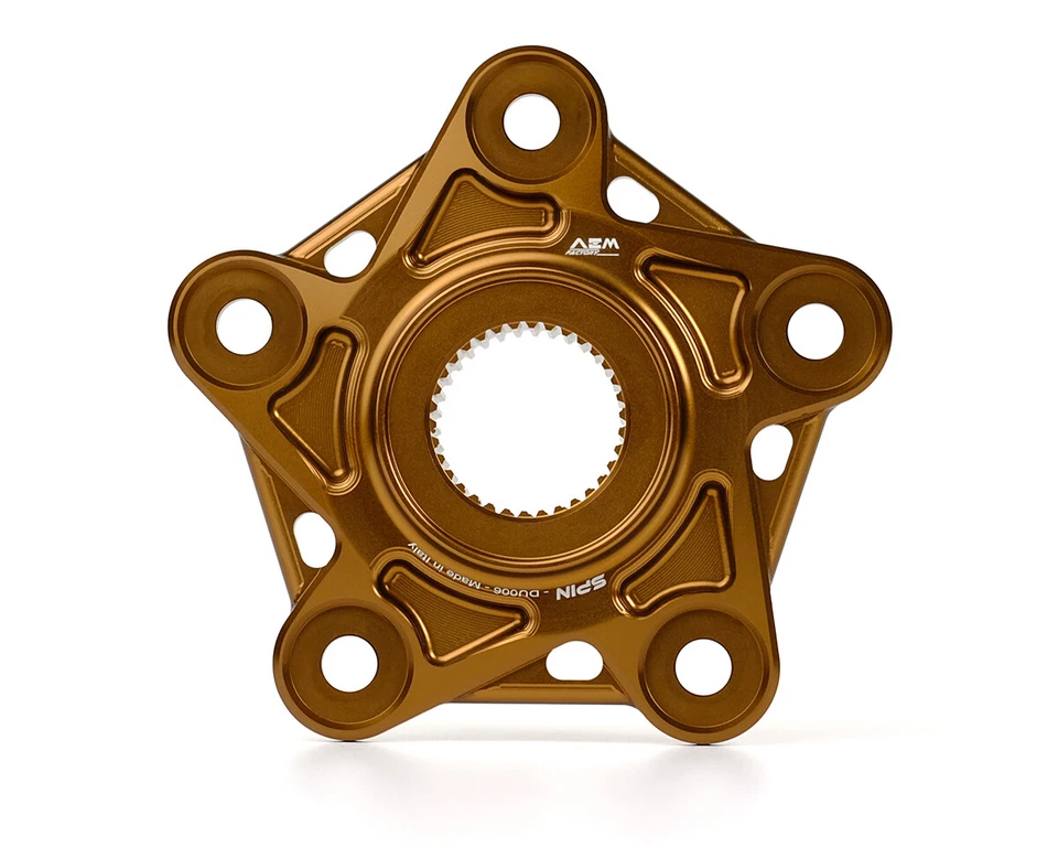 Brida de piñón trasero "Spin" AEM Factory Ducati 848 - Streetfighter 848 - Bronce Foto 1 de 1